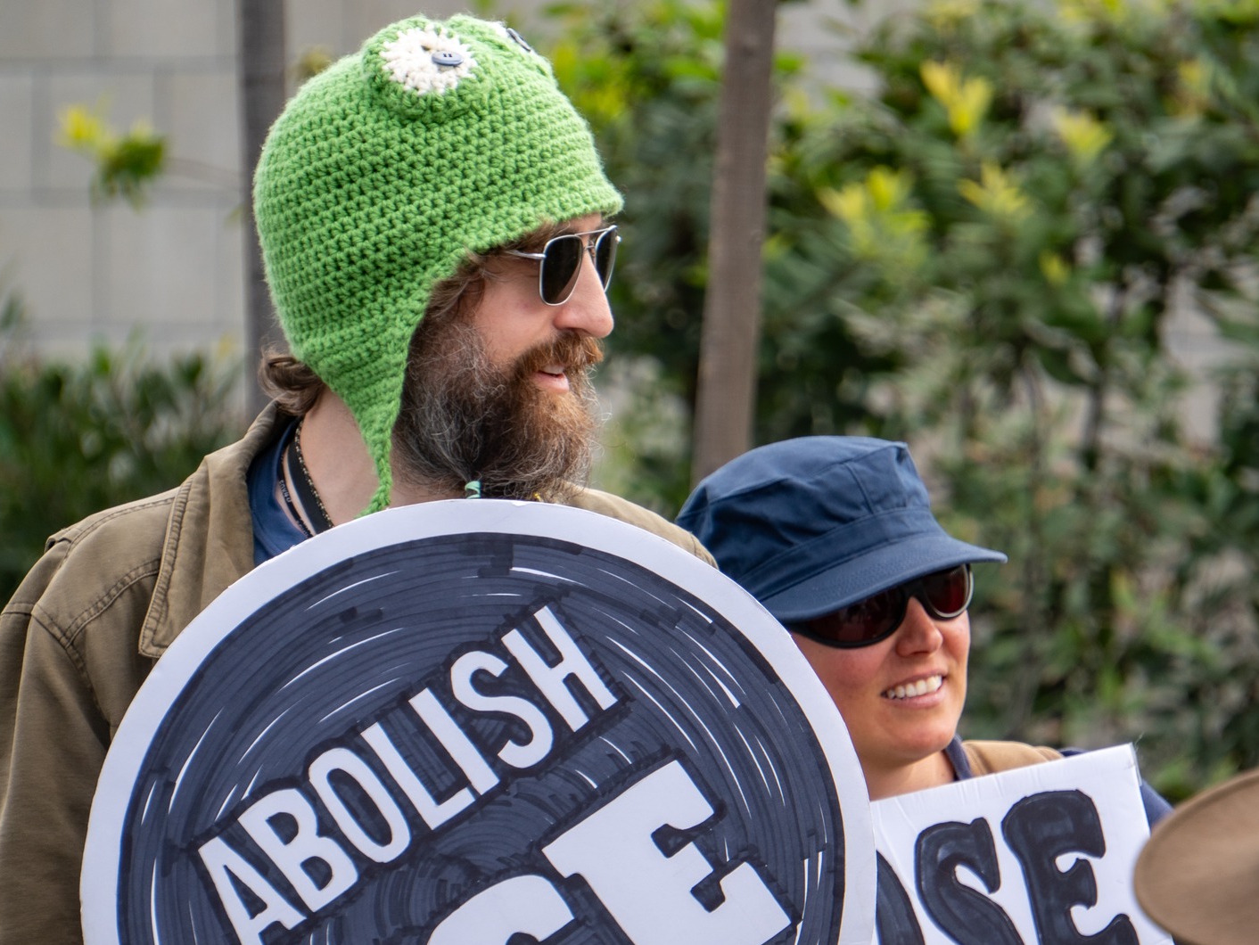 Oren and Tara—ICE Kristi Noem Protest